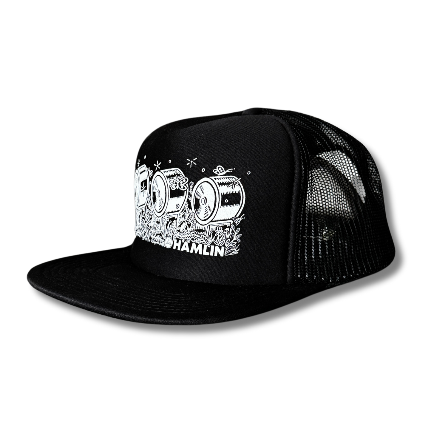 Hamlin Three-Peat Flat Bill Trucker Hat