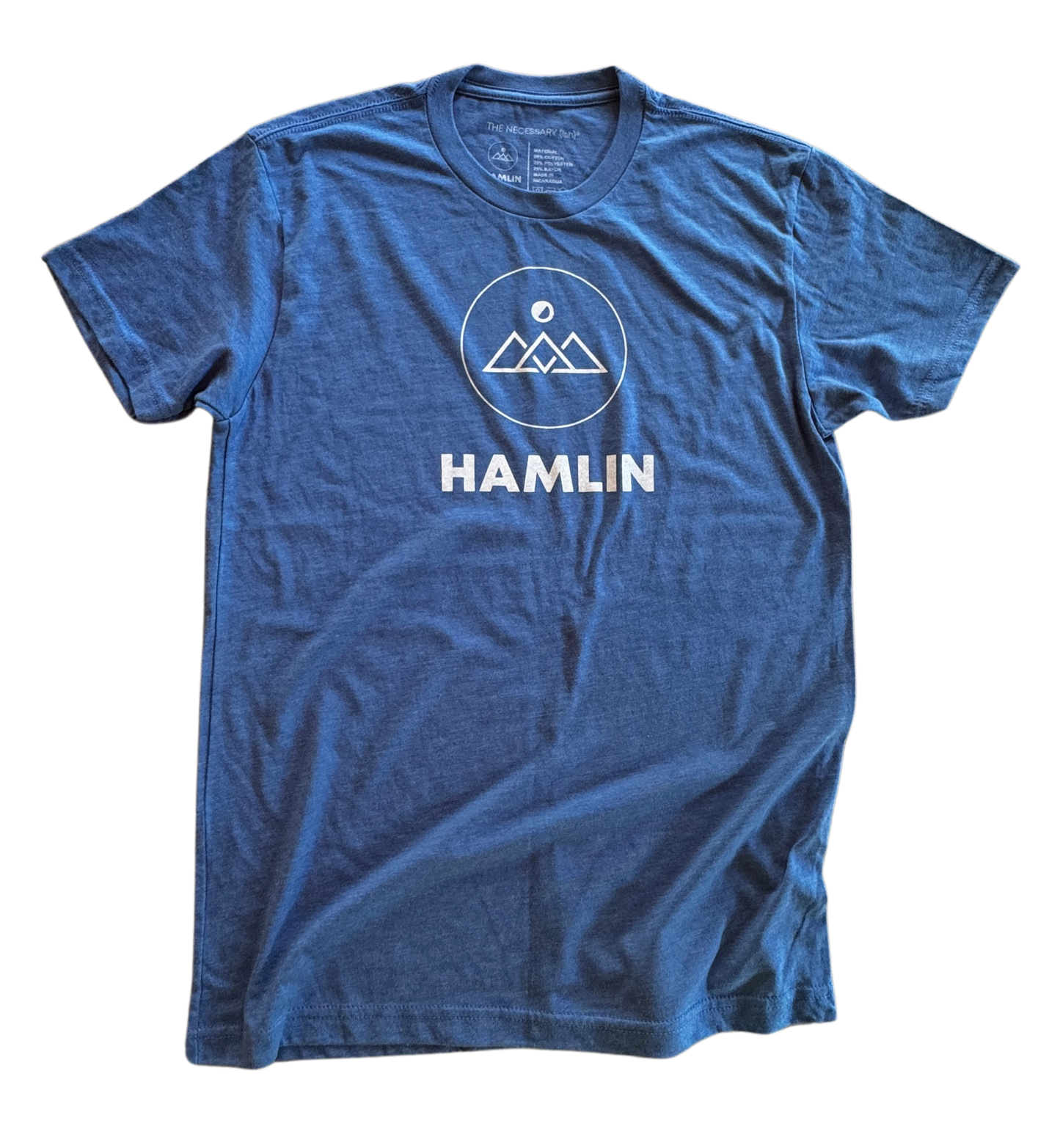 Hamlin Logo Tee - Heather Blue