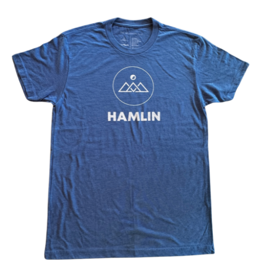 Hamlin Logo Tee - Heather Blue