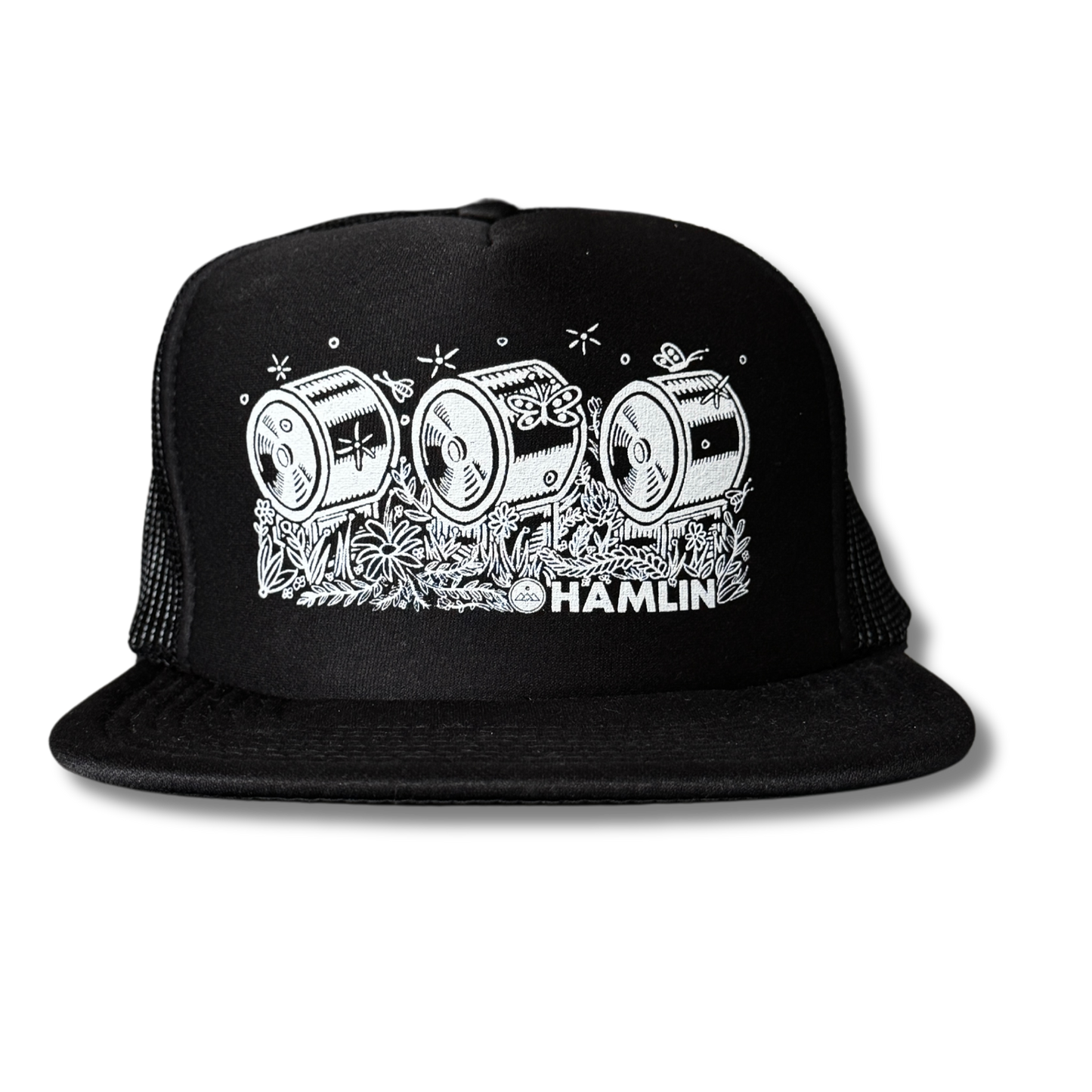 Hamlin Three-Peat Flat Bill Trucker Hat