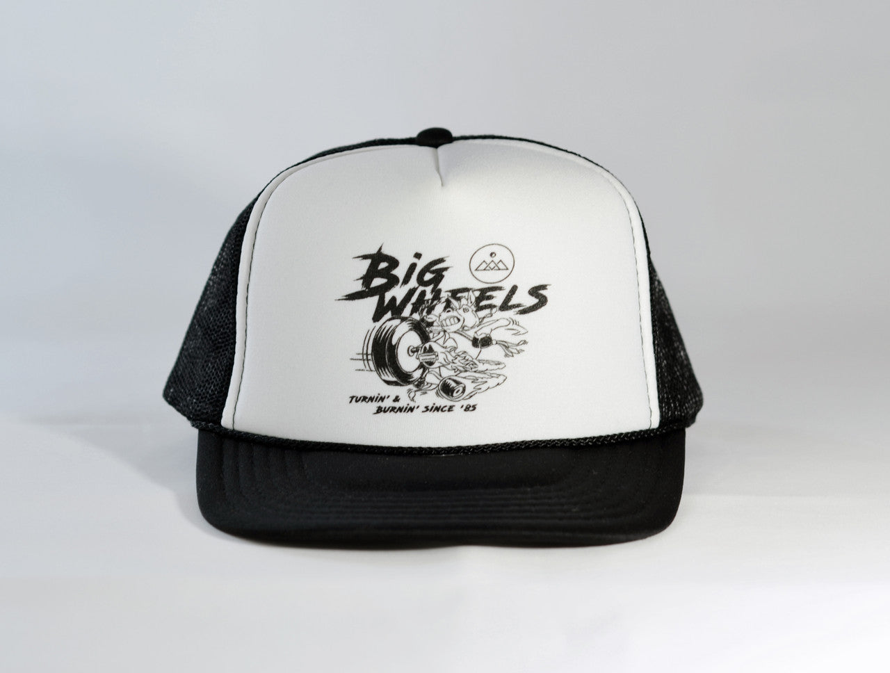 Twice As Nice Big Wheels Trucker Hat - Black