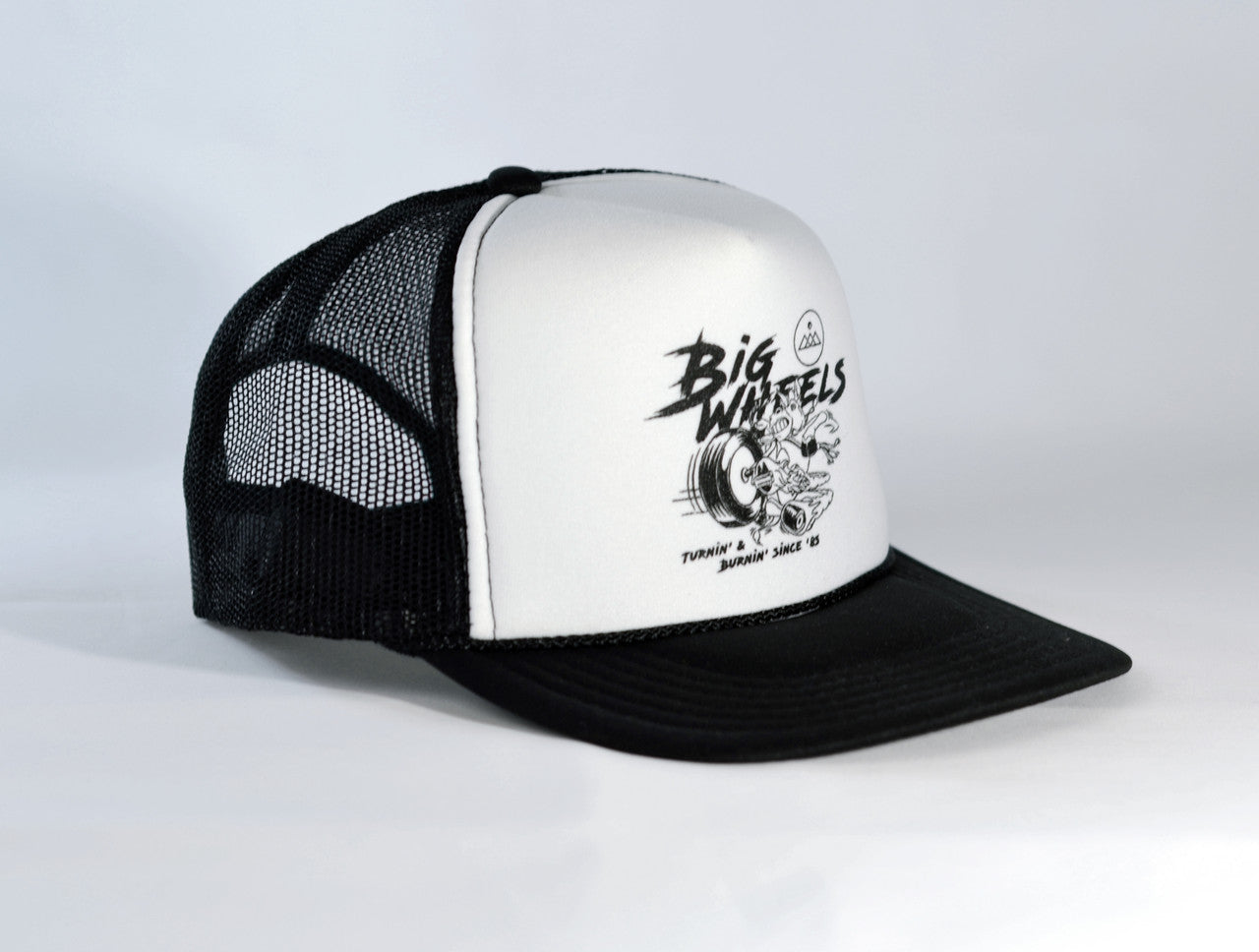 Twice As Nice Big Wheels Trucker Hat - Black